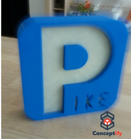 Impression 3D Logo Pike