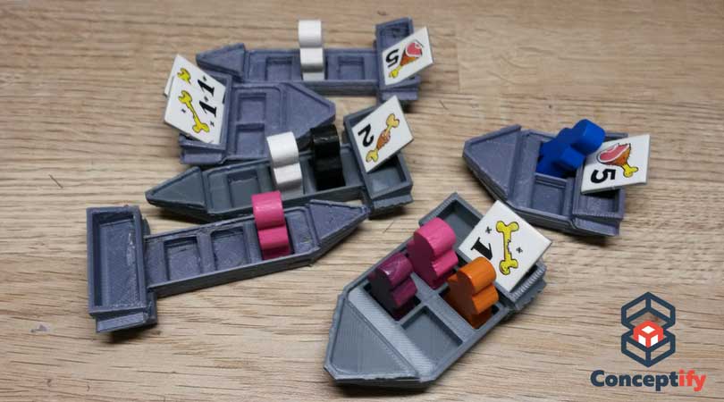 Prototype jeu de société imprimé en 3D