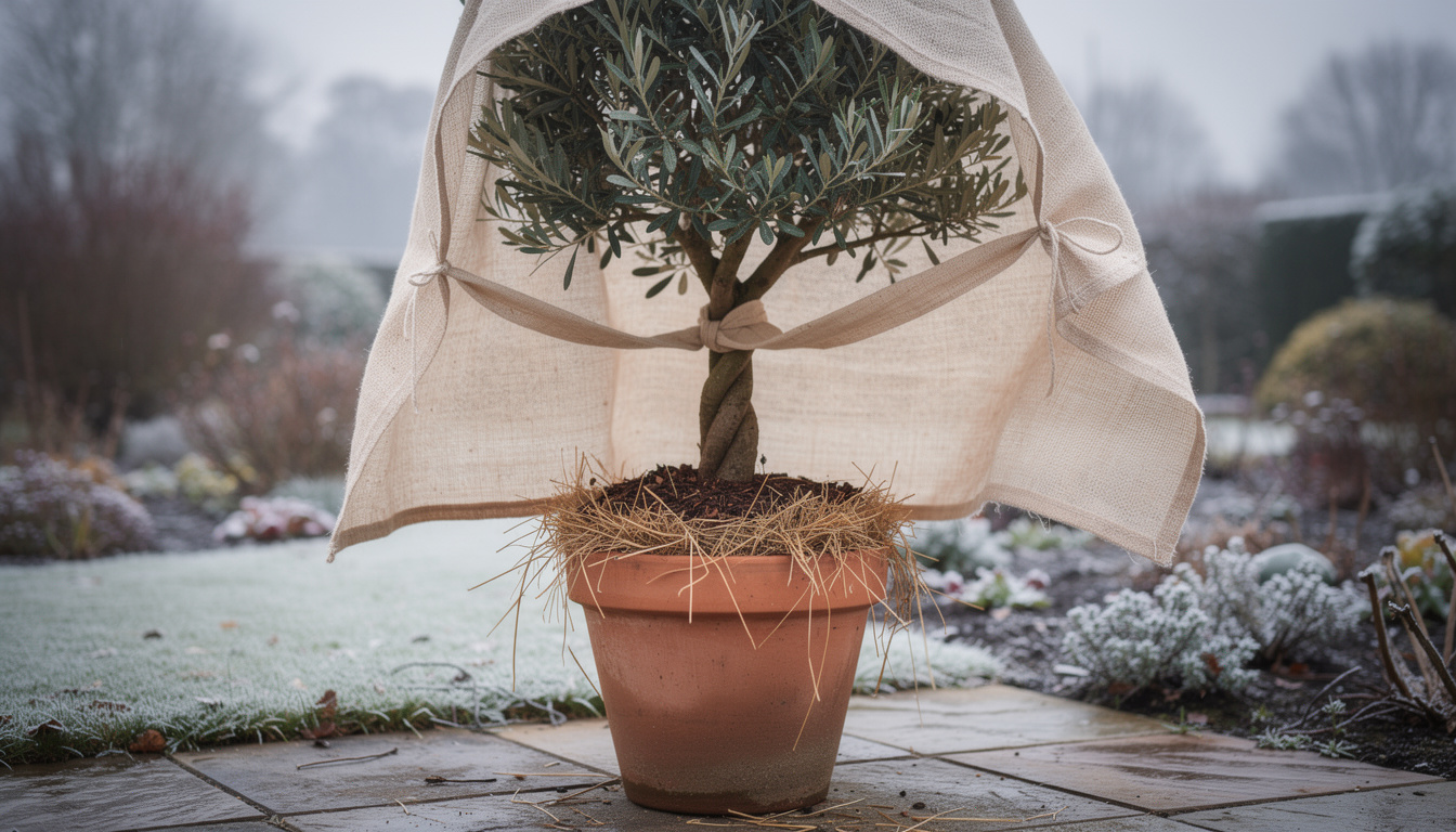 découvrez comment hiverner votre olivier en pot et le protéger efficacement du froid pour qu'il survive aux températures basses pendant l'hiver.