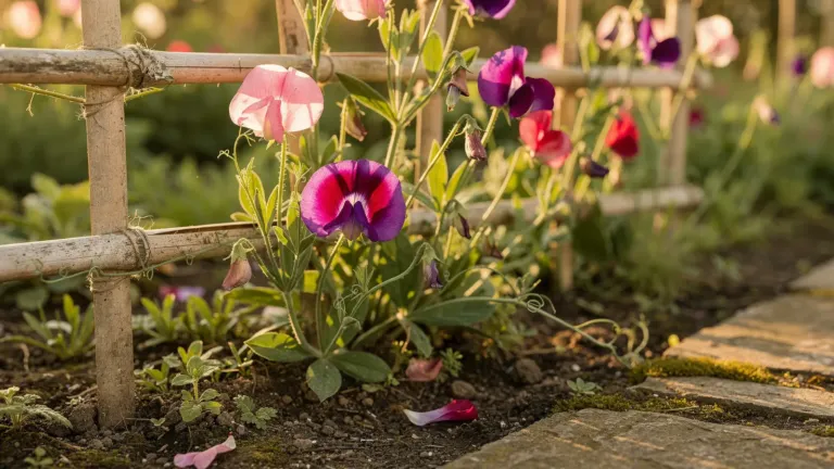 Pois de senteur : semer en automne sous abri pour préparer le printemps Semez une grimpante en octobre pour un jardin coloré et parfumé dès le printemps 2026